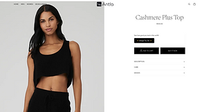 A virtual try-on button live on a website