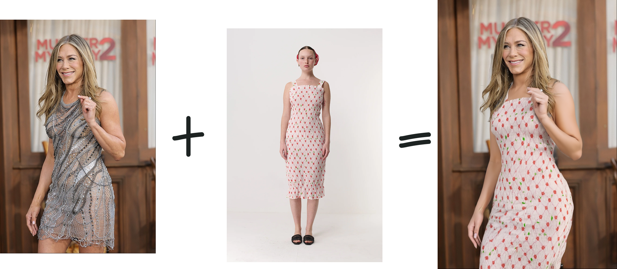 Virtual try-on demonstration