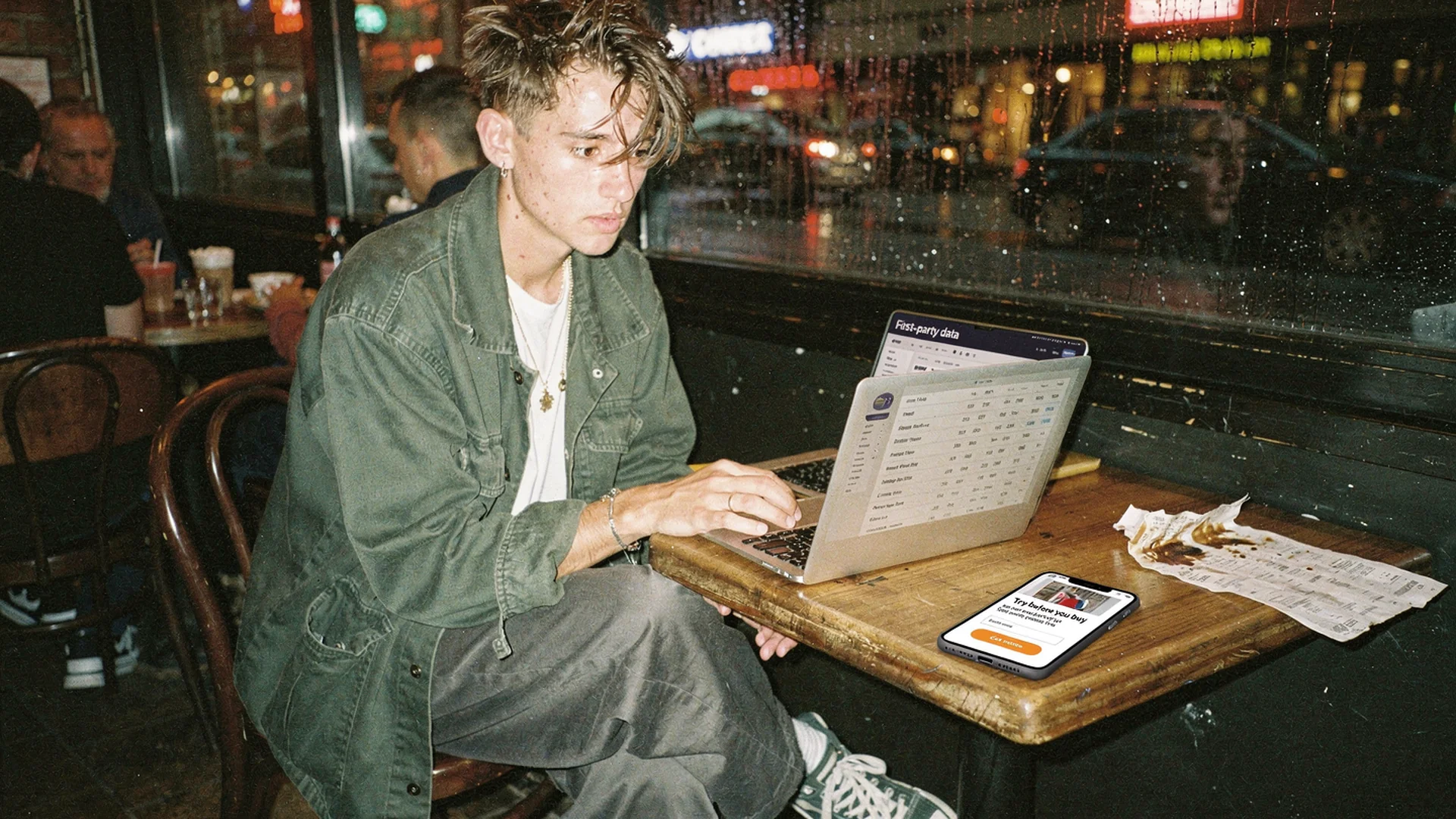 Shopify fashion marketer reviewing consented customer identity and product-intent records