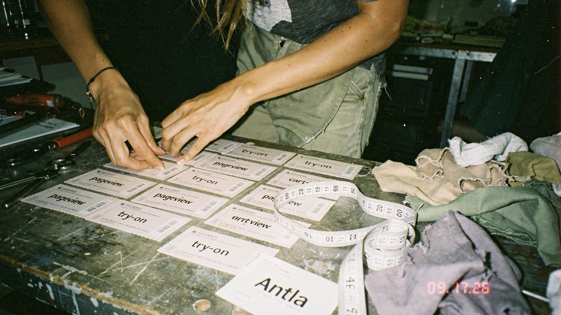 Fashion merchandiser ranking Shopify browse, virtual try-on, and cart events by product intent