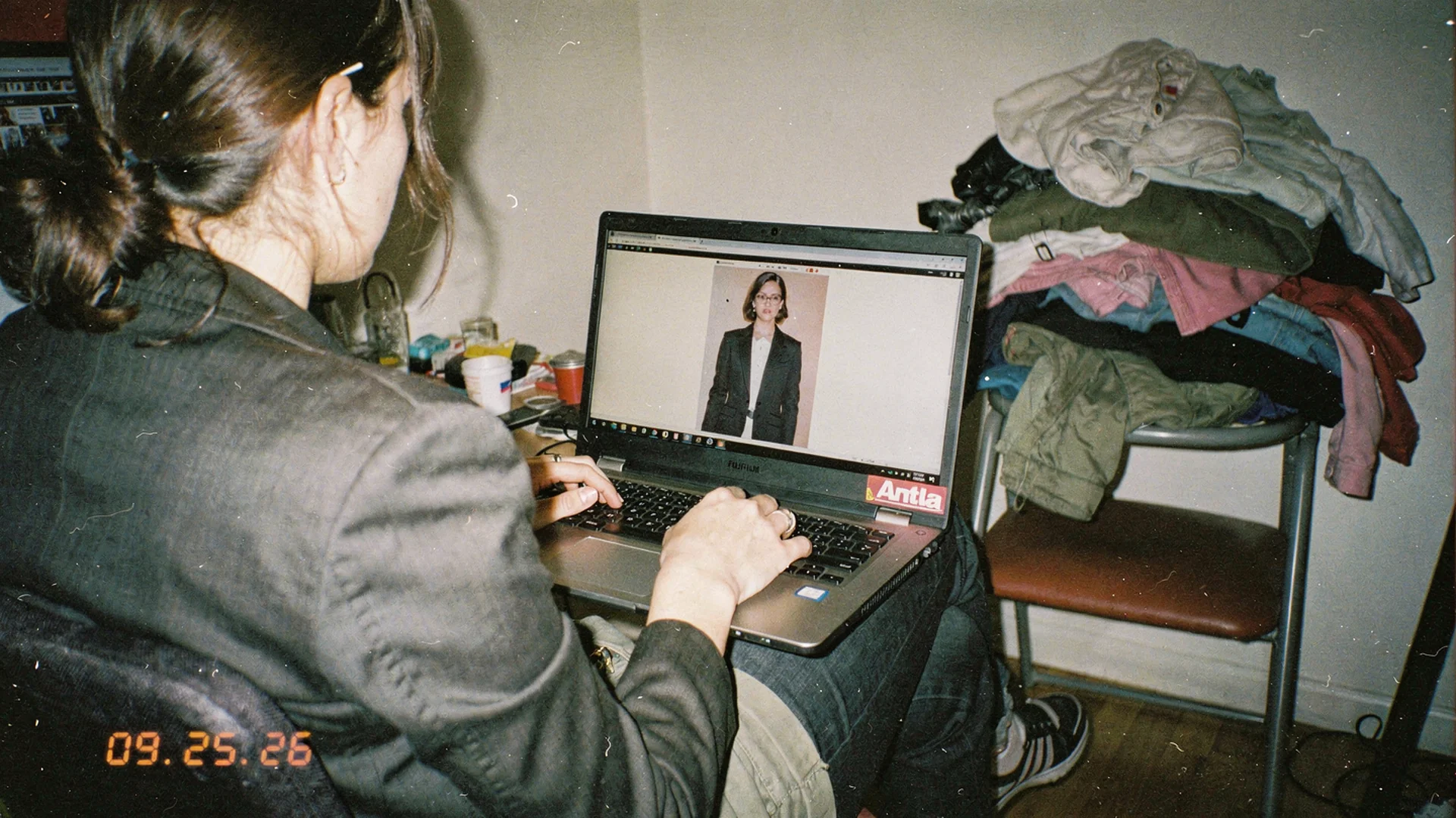 Shopper using virtual try-on beside the buy controls on a Shopify fashion product page