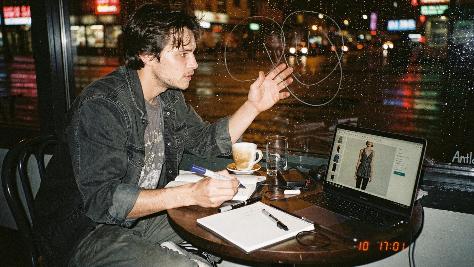 Fashion founder tracing two conversion loops from a Shopify product page to an order and a recovered shopper